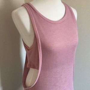 {Tresics} ribbed tank w/ built in bra FINAL PRICE
